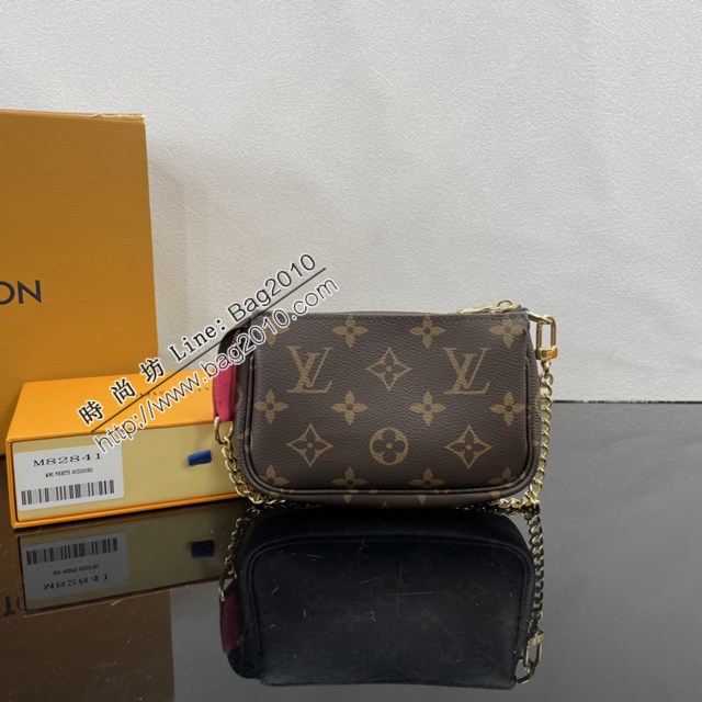 LV路易威登2023专柜新款M82623 M82841 品牌吉祥物Mini Pochette Accessoires手拿包 ydh5364